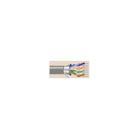Belden Multi-Conductor Cable, AWM, 24 AWG, 8 C, Chrome, PVC, Stranded, 30V AC, Indoor, 1000 ft 9681 0601000